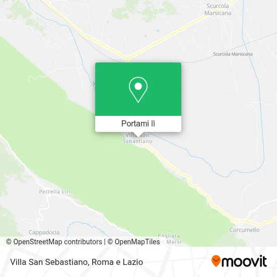 Mappa Villa San Sebastiano
