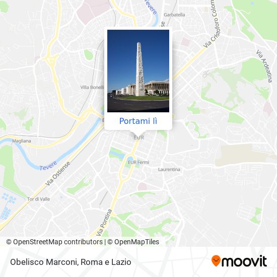 Mappa Obelisco Marconi