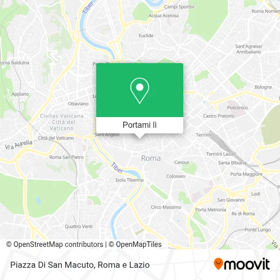Mappa Piazza Di San Macuto
