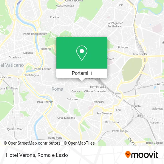 Mappa Hotel Verona