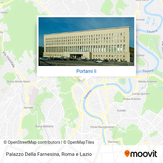 Mappa Palazzo Della Farnesina