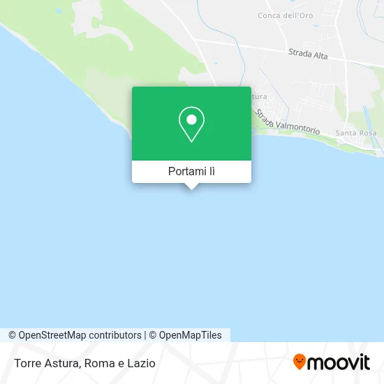 Mappa Torre Astura