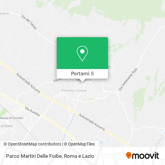Mappa Parco Martiri Delle Foibe