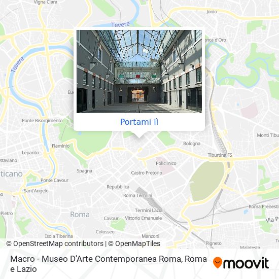 Mappa Macro - Museo D'Arte Contemporanea Roma