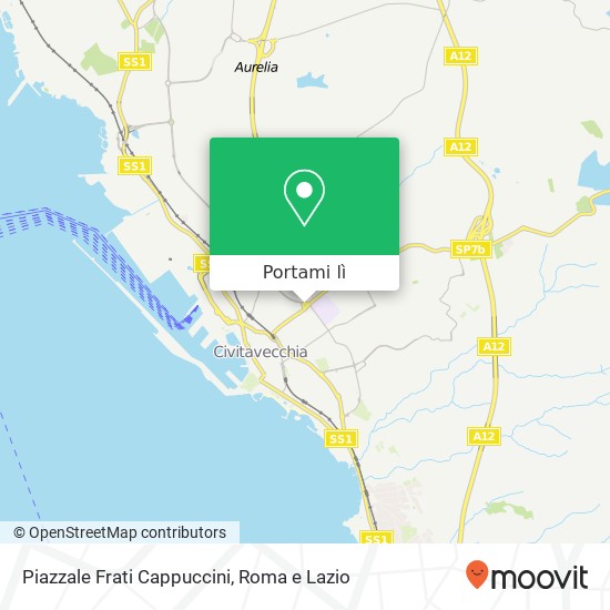 Mappa Piazzale Frati Cappuccini