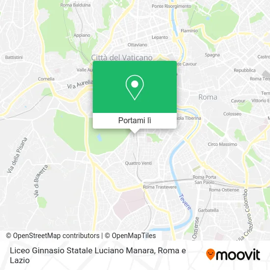 Mappa Liceo Ginnasio Statale Luciano Manara