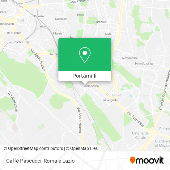 Mappa Caffè Pascucci