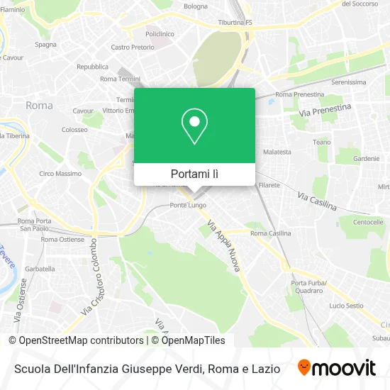 Mappa Scuola Dell'Infanzia Giuseppe Verdi