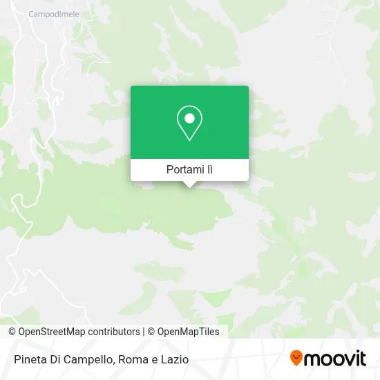 Mappa Pineta Di Campello