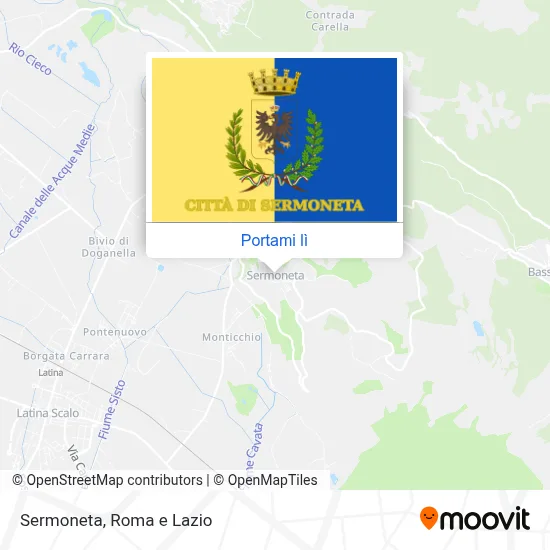 Mappa Sermoneta