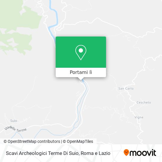 Mappa Scavi Archeologici Terme Di Suio