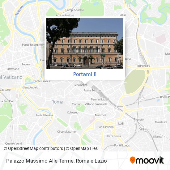 Mappa Palazzo Massimo Alle Terme