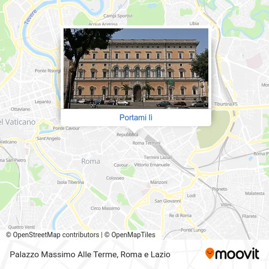 Mappa Palazzo Massimo Alle Terme