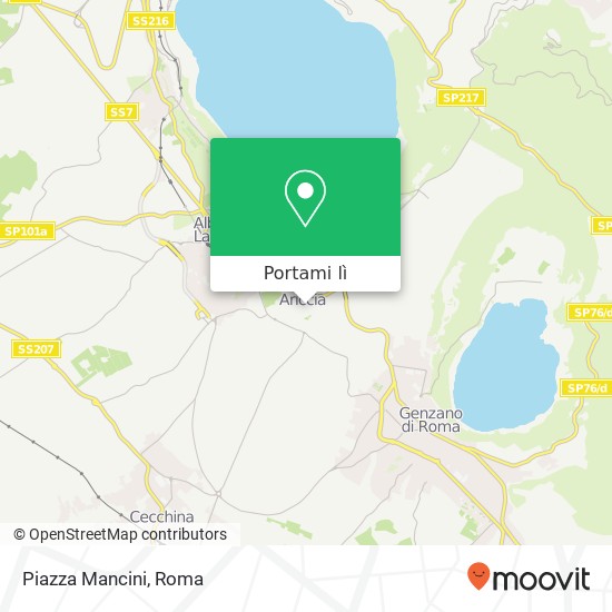 Mappa Piazza Mancini