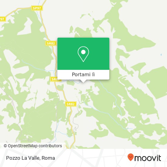 Mappa Pozzo La Valle