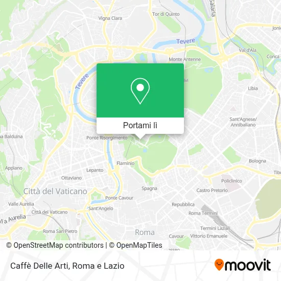 Mappa Caffè Delle Arti