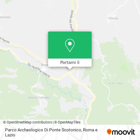 Mappa Parco Archeologico Di Ponte Scotonico