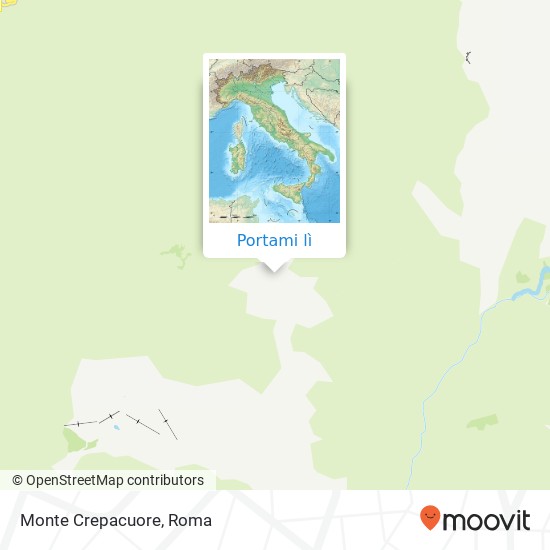 Mappa Monte Crepacuore