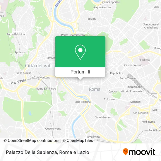 Mappa Palazzo Della Sapienza