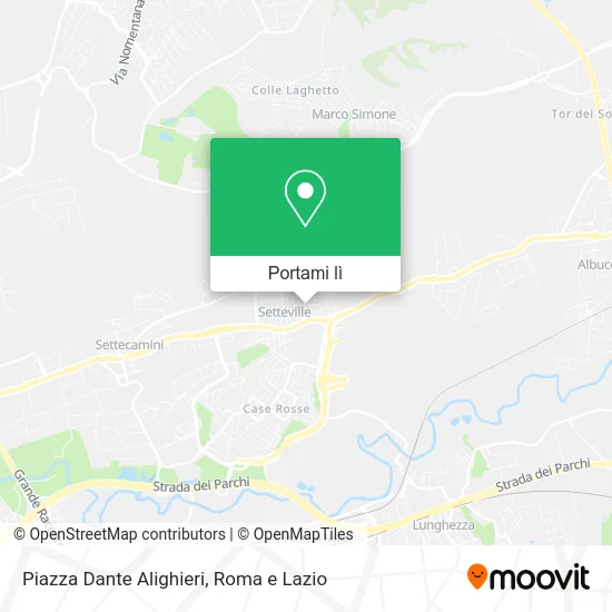 Mappa Piazza Dante Alighieri
