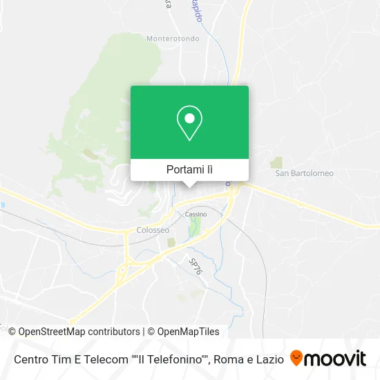 Mappa Centro Tim E Telecom ""Il Telefonino""