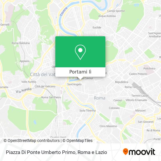 Mappa Piazza Di Ponte Umberto Primo