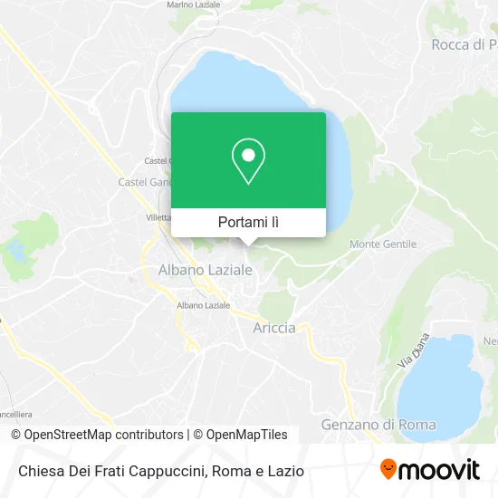 Mappa Chiesa Dei Frati Cappuccini