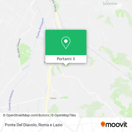 Mappa Ponte Del Diavolo