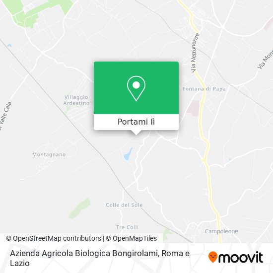 Mappa Azienda Agricola Biologica Bongirolami