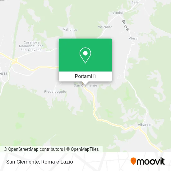 Mappa San Clemente