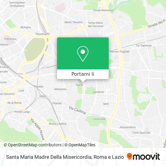 Mappa Santa Maria Madre Della Misericordia