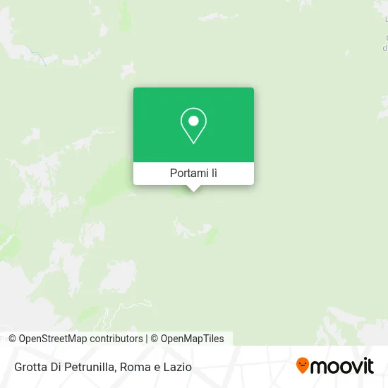 Mappa Grotta Di Petrunilla