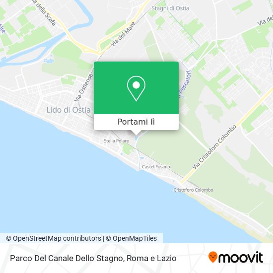 Mappa Parco Del Canale Dello Stagno