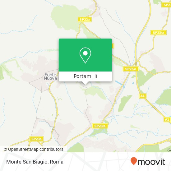 Mappa Monte San Biagio