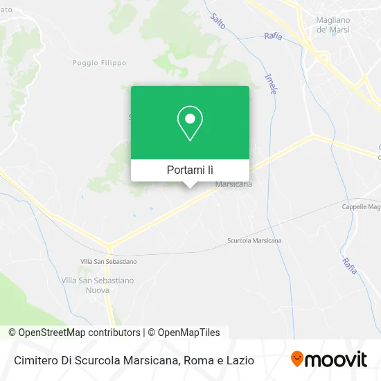 Mappa Cimitero Di Scurcola Marsicana