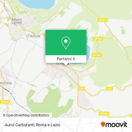 Mappa Aurol Carburanti