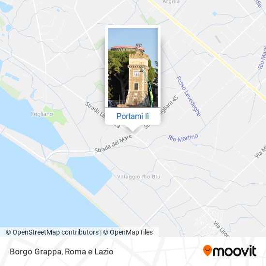 Mappa Borgo Grappa