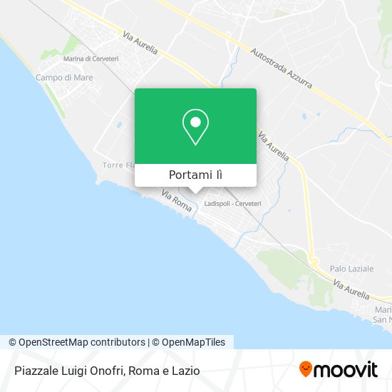 Mappa Piazzale Luigi Onofri