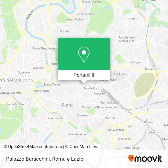 Mappa Palazzo Baracchini