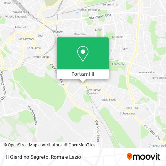 Mappa Il Giardino Segreto