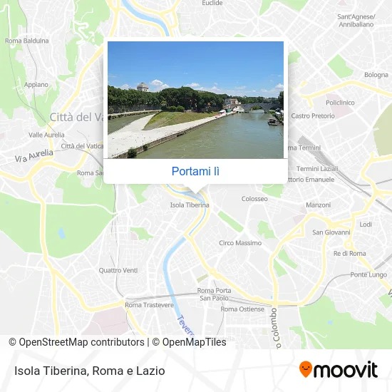 Mappa Isola Tiberina