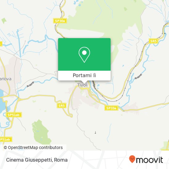 Mappa Cinema Giuseppetti