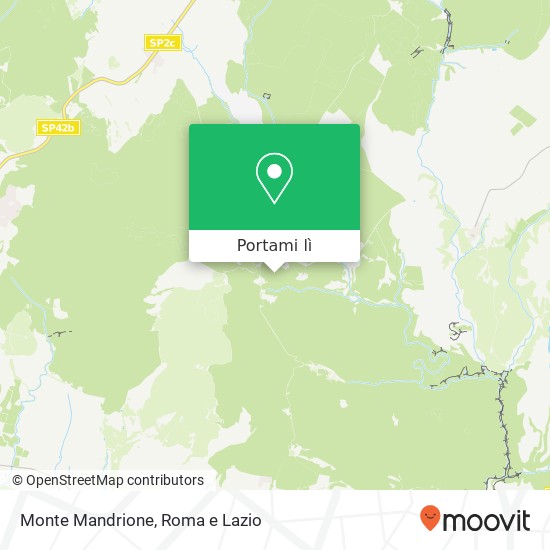 Mappa Monte Mandrione