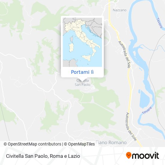 Mappa Civitella San Paolo