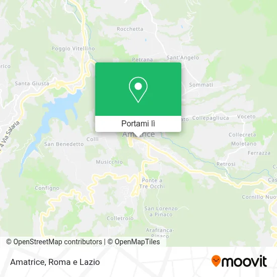Mappa Amatrice