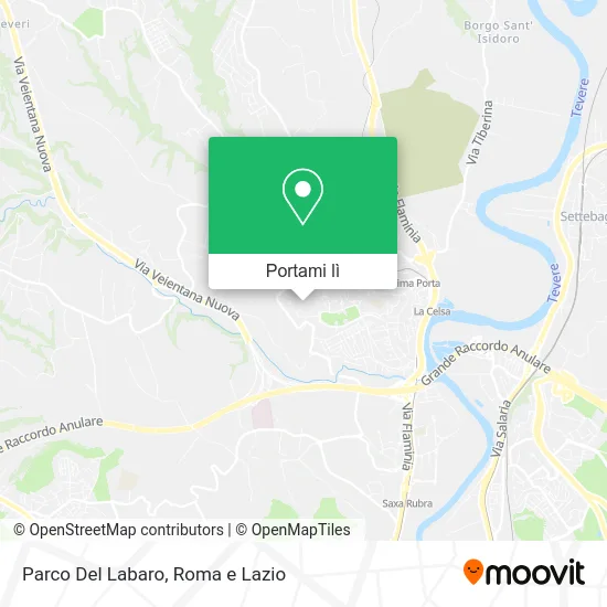 Mappa Parco Del Labaro