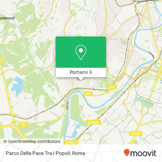 Mappa Parco Della Pace Tra I Popoli