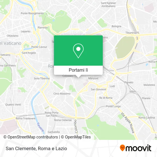 Mappa San Clemente