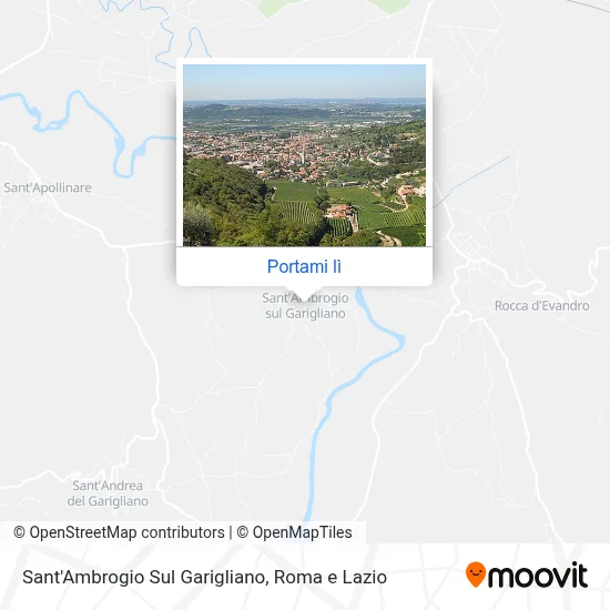 Mappa Sant'Ambrogio Sul Garigliano