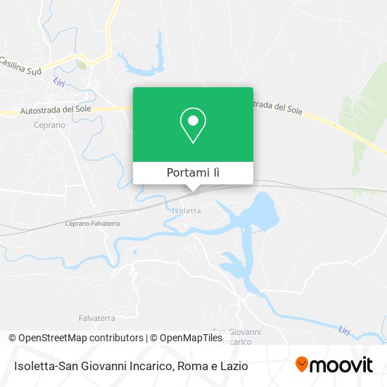 Mappa Isoletta-San Giovanni Incarico